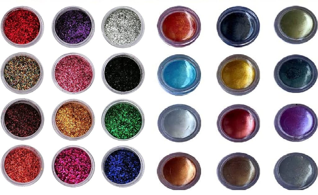Elecsera Multicolor Shining Eyeshadow Shimmer/Glitter Powder 24 Pcs (Multicolor) - Makeup - Sets and Kits | Buy online on ZillyBuy