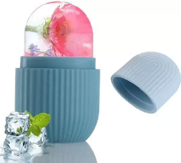 Elecsera 122 Ice Roller For Face | Eye Reusable Face Rollers Facial Roller Massager (Purple)