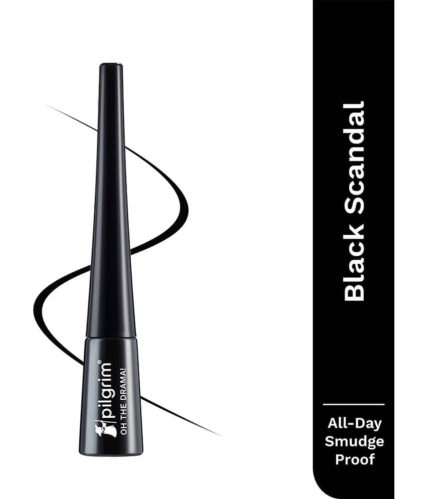 Pilgrim Black Scandal Eyeliner ,3.5 ml