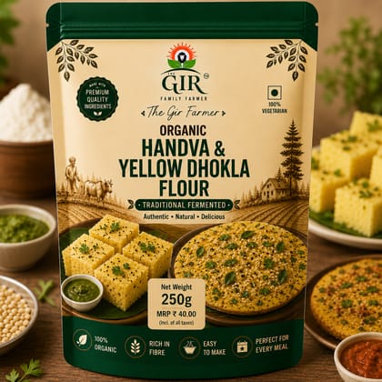Organic Handva & Yellow Dhokla Flour