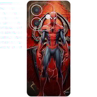 Yug Emporium Back Skin Wrap For Oppo A3x Premium Quality Full Coverage (Spiderman) (Back Cover Multicolor)