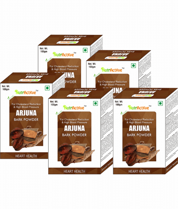 Nutractive Arjuna Bark Powder 100 Gm Pack of 5