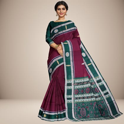 Bomkai Cotton Saree