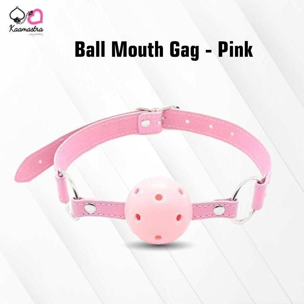 Kaamastra Ball Mouth Gag-Pink / Free Size