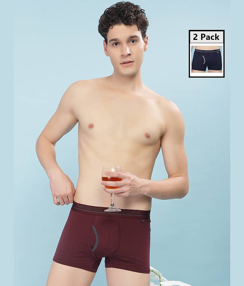 Force NXT Pack of 2 Cotton Trunks For Men's ( Multicolor )