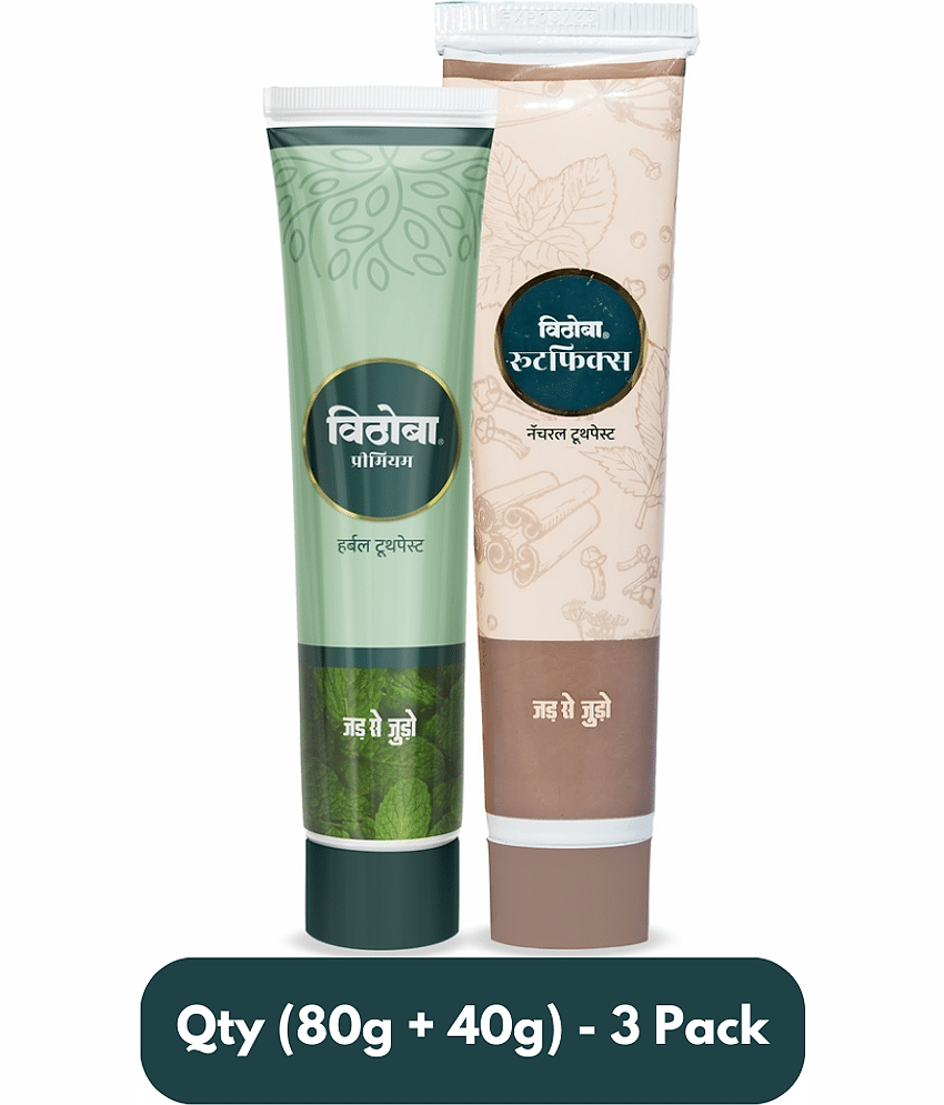 Vithoba Total Health Toothpaste Pack of 3