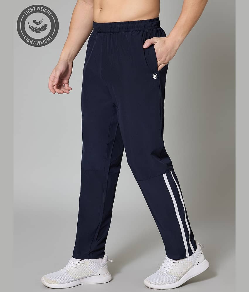 Turnfit Navy Blue Polyester Men's Sports Trackpants ( Pack of 1 )
