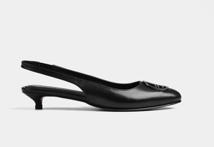 AURORA BLACK PATINA KITTEN PUMP-EU 36/UK 3