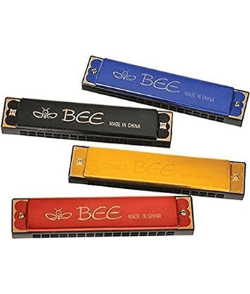 BEE Mouth Organ 24 holes C key With 48 Tones Harmonica For Kids/Beginners Pack of 1