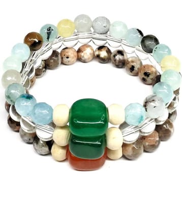 DAIVYA WELLNESS - Multicolor Bracelet ( Pack of 3 )