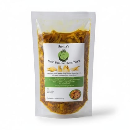 Junda's Fresh Bamboo Shoot Pickle - 150 gm - 150 gm - One pouch
