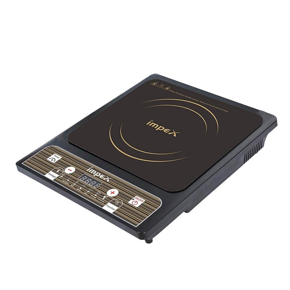 IMPEX OMEGA-L3 LIGHT WEIGHT INDUCTION COOKTOP 1200 WATTS Black