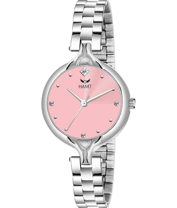 HAMT Silver Stainless Steel Analog Womens Watch