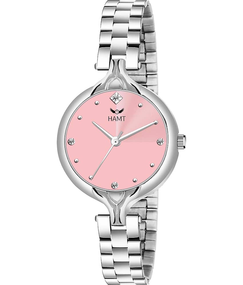 HAMT Silver Stainless Steel Analog Womens Watch
