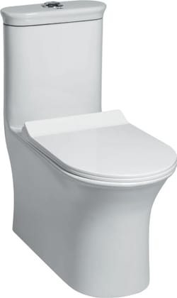 RIISER Siphonic EWC with Soft Close Seat Cover & Flushing Kit