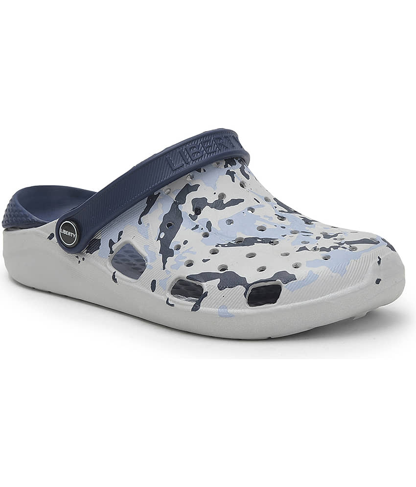 Liberty - Grey Boy's Clogs ( 1 Pair )