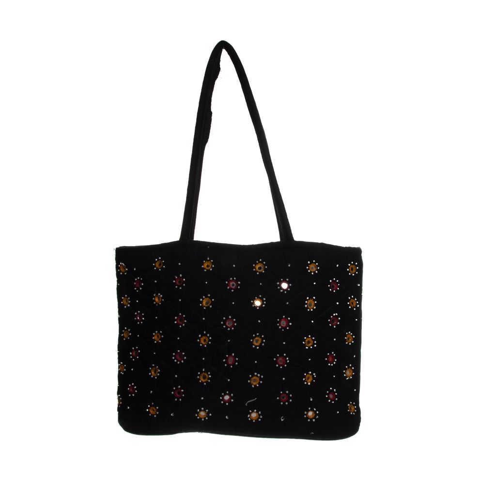 SHOPPING BAG MIRROR BEADS Standard Size Multi Color