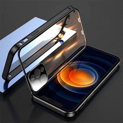 iPhone 13 Series New Generation Double Side Protection Magnetic Case-iPhone 13 / Black