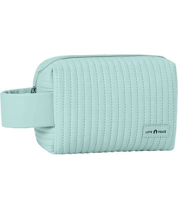 Jewellery Organiser PU Leather Zipper Portable Storage Box with Divider Container