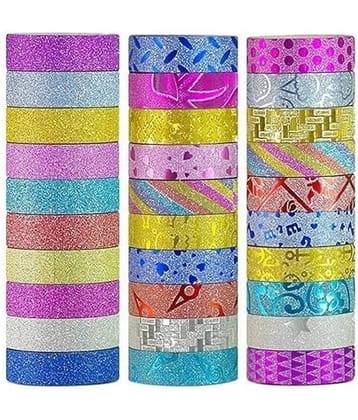 Freedy Multicolor Single Sided Decorative Tape ( Pack of 1 )