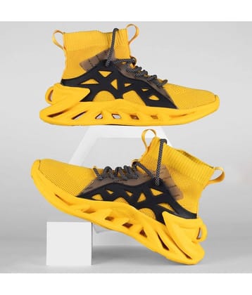 ATOM Alphabounce Yellow Men's Lifestyle Shoes