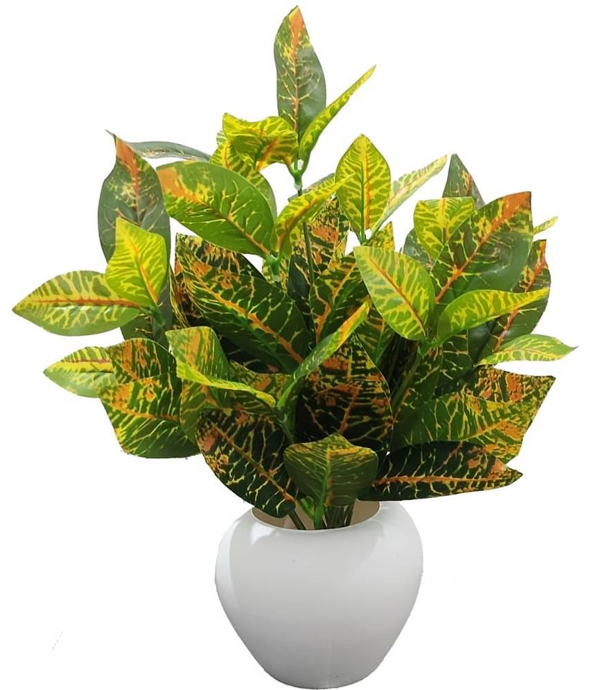 BAARIG - Multicolor Evergreen Artificial Plants Bunch ( Pack of 1 )