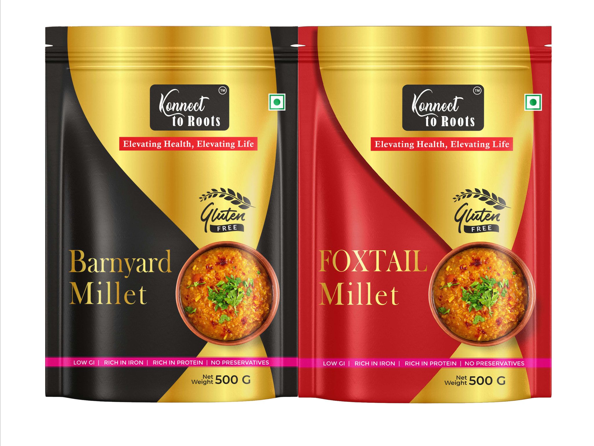 Foxtail & Barnyard Millet Combo Pack of 2