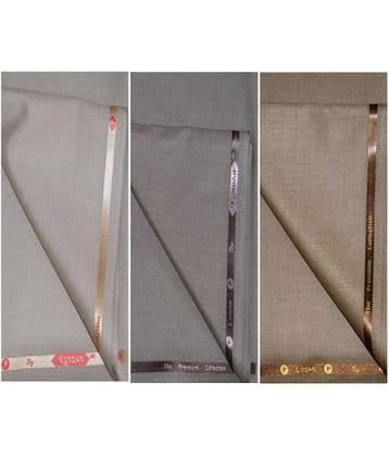 KUNDAN SULZ GWALIOR Multi Cotton Blend Unstitched Pant Pc Pack of 3 Pant Pieces