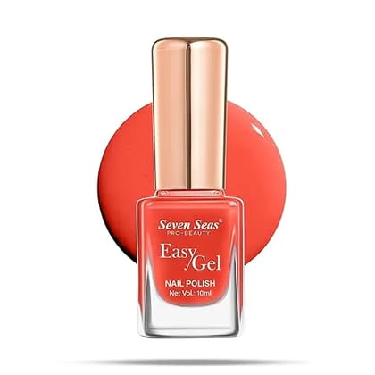 Seven Seas Easy Gel Nail Polish, Intense Glossy Finish, Hydrating Formula, Rich Pigmented, Quick Dry (222, 10ml)