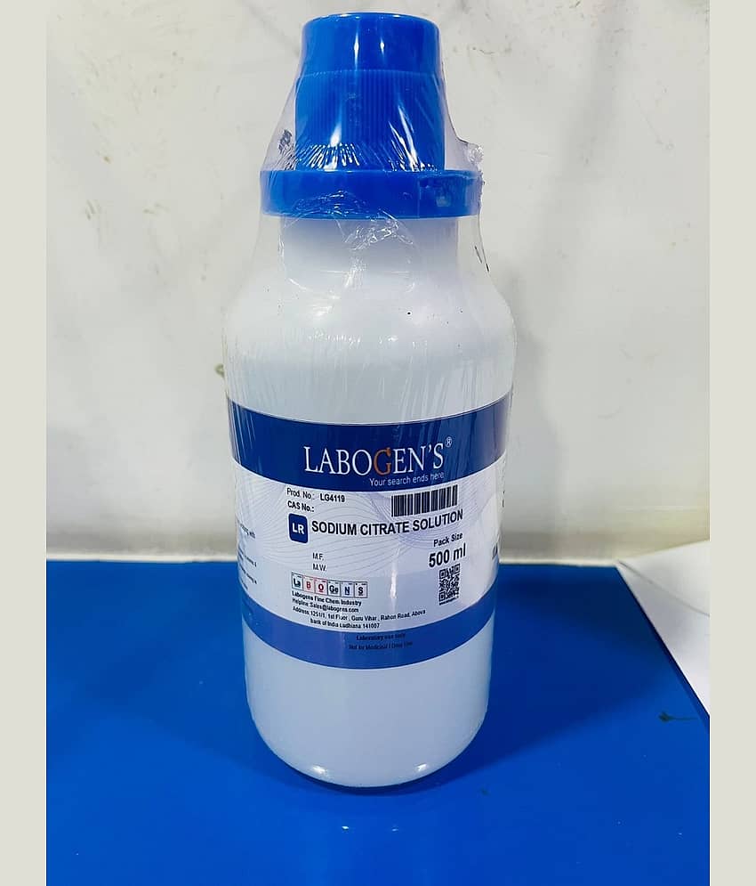 SODIUM CITRATE 3.8% W/V 500ML