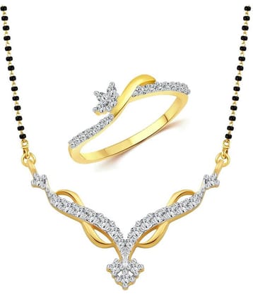 Vighnaharta Golden Ring and Mangalsutra Set