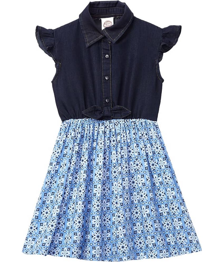 Cub Mcpaws Rayon Frock For Girls ( Pack of 1 , Multi )