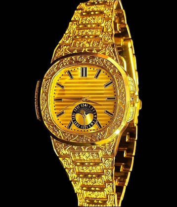 Renaissance Traders Gold Metal Analog Men's Watch