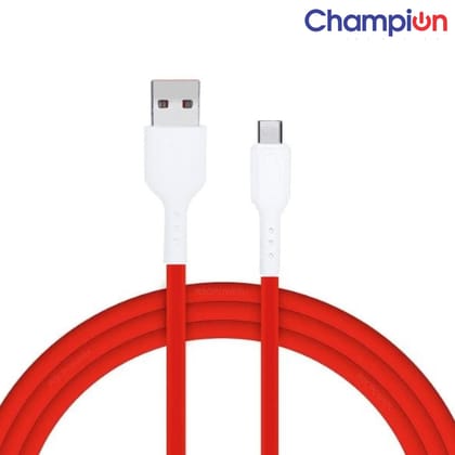 Champion USB A to Micro 3Amp Data Sync & Fast Charging Cable TPE for all Android & Micro USB Devices