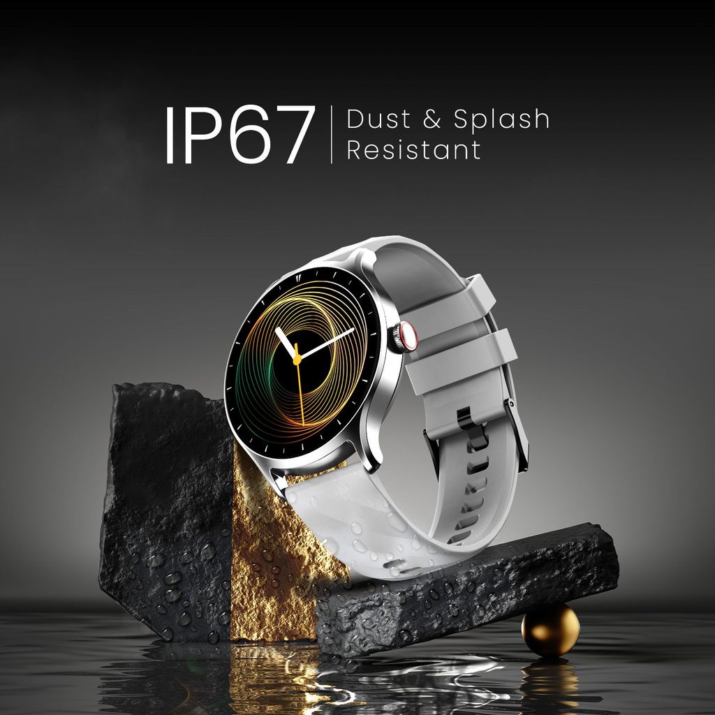 CELLECOR E2 Hype 1.50" (38.1mm) HD IPS Display Smart Watch, 500 Nits, 60Hz Refresh Rate, Bluetooth Calling, AI generated Watch Faces, 100+ Sports Modes, Health Suite, Voice Assistance (Silver-Grey)