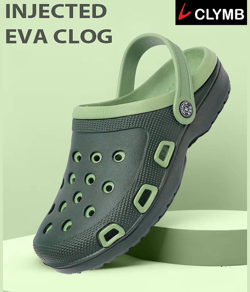 Clymb - Olive Men's Clogs