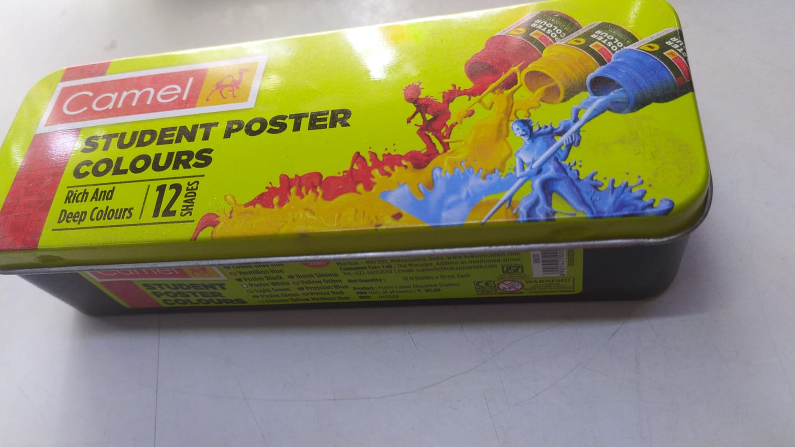 Camel Student Poster Colours (12 Shades)