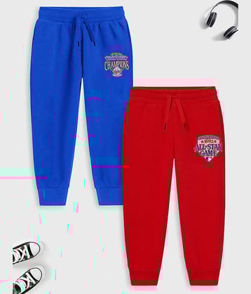 Trampoline Pack of 2 Boys Cotton Trackpant ( Multicolor3 ) Trampoline Pack of 2 Boys Cotton Trackpant ( Multicolor3 )