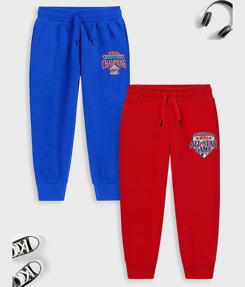Trampoline Pack of 2 Boys Cotton Trackpant ( Multicolor3 )