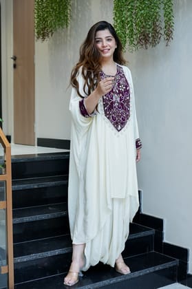 Maahi Beads Detailing Co ord Set-M