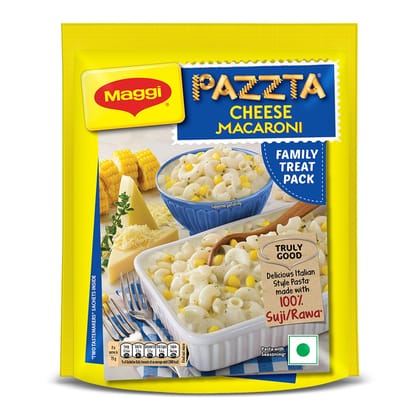 Pazzta Maggi Vegetarian Cheese Macaroni Pasta, Delicious Italian Style Instant Pasta, Made With, 100% Suji & Quality Ingredients, 150 Gram