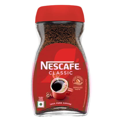 NESCAFE Classic Instant Coffee Powder | Great start to your morning | 100% Pure Coffee | 24gm