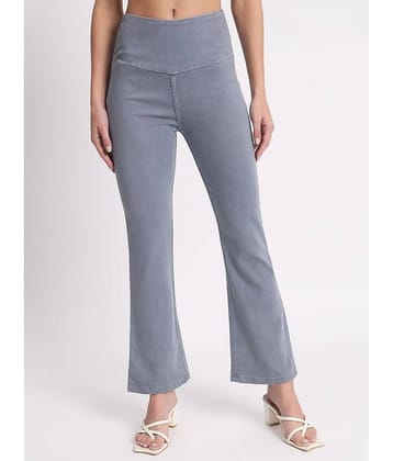 AngelFab - Denim Regular Fit Grey Women's Jeggings ( Pack of 1 )