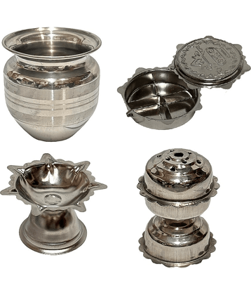 Dynore Pooja Lota 4 Pcs Pooja Tools ( Pack of 4 )