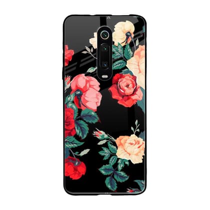Floral Bunch Glass Case For Xiaomi Redmi K20 Pro
