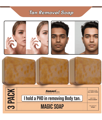 Sonavi Skin Whitening GHARSOAP Soap for All Skin Type ( Pack of 3 )
