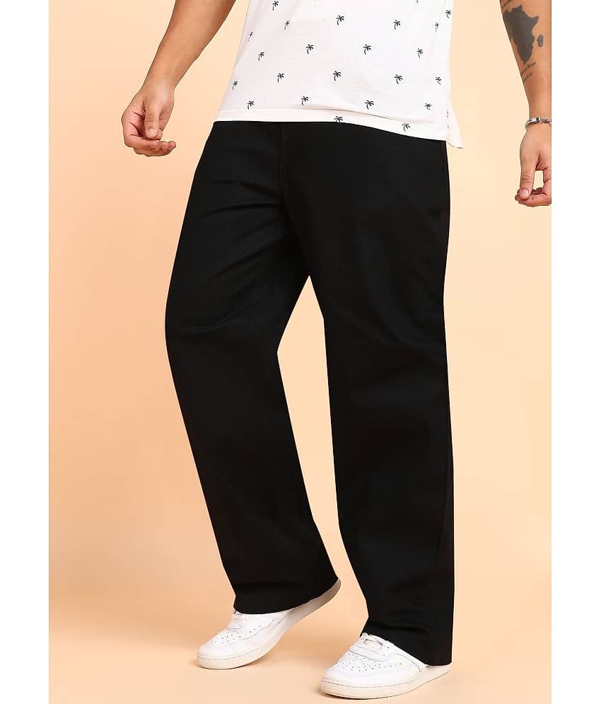 Montrez Straight Solid Men's Jeans - Black ( Pack of 1 )