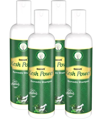 Deemark Kesh Power Ayurvedic Shampoo for All Hair Care Solution Shampoo 400 mL Pack of 4