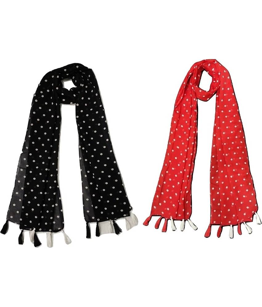 stolevilla Multi Printed Poly Cotton Yarn Stoles