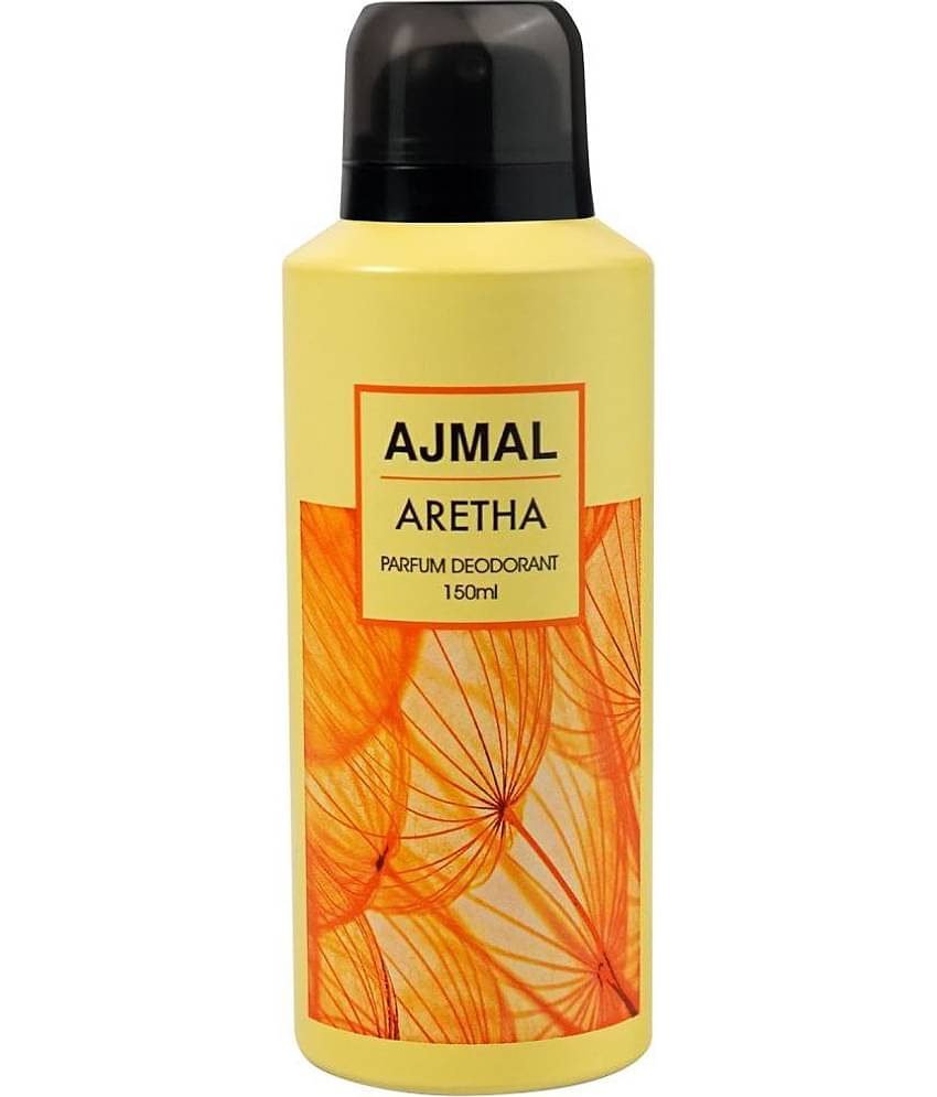 Ajmal Aretha Deodorant Fruity Perfume 150ML Long Lasting Scent Spray Gift For Women Pack of 1